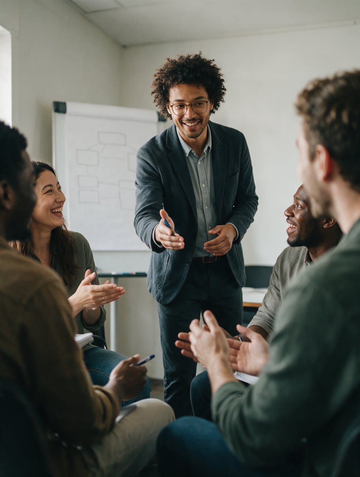 A sales enablement trainer coaching new hires